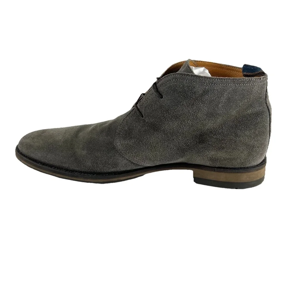 RODD & DUNN Gray Suede Boots Mens Size US 12‎ UK 11 Pebbly Hill Chucka Leather